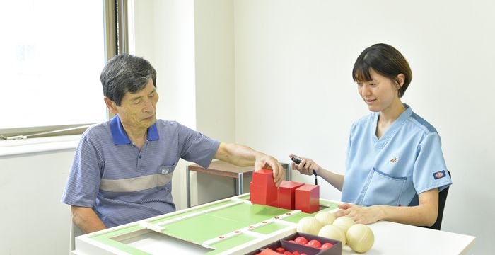 高次脳検査の様子